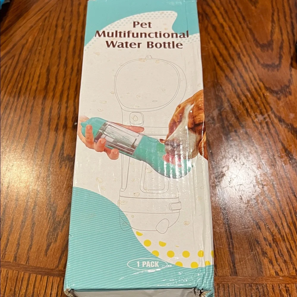Pet Multifunctional Water Bottle with some little plastic bag inside New